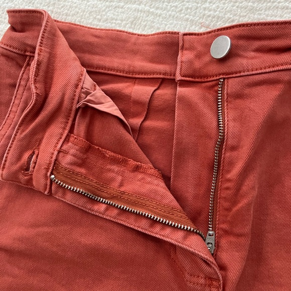 Everlane Women's Cotton Rust Shorts inseam 3 size 10 - Picture 10 of 10